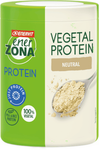 Enerzona Vegetal Protein Natural Proteine in Polvere Barattolo da 230 gr