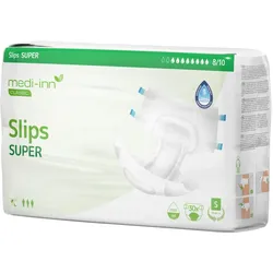 Medi-Inn Inkontinenz-Slips SUPER, 8 Tropfen, Unisex-Passform, weiß S / 1 x 30 Stück