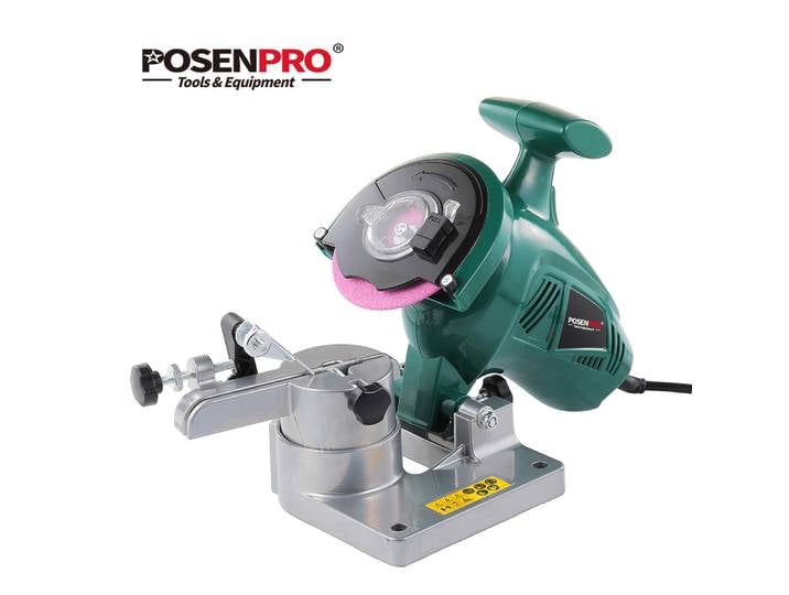 Affûteur de scie à chaîne 250W, 100mm, 4 pouces, affûteur électrique pour affûter les chaînes de scie, outils de jardin portables POSENPRO