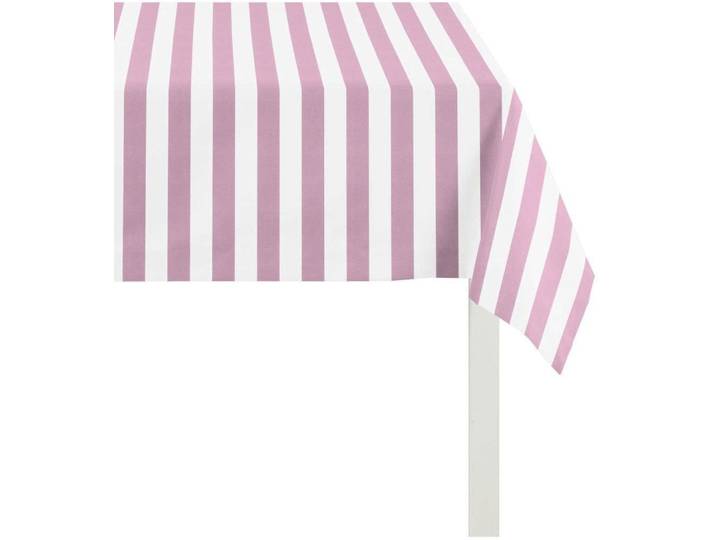 Mitteldecke APELT DELFI, LOFT STYLE, Jacquard , rosa (rosa, weiß), B:90cm L:90cm, Polyester, Tischdecken, Mitteldecke
