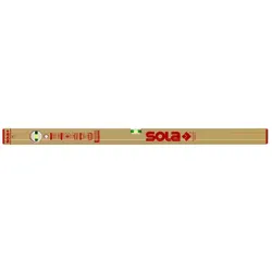 Sola Messwerkzeuge, Wasserwaage, Wasserwaage AZ 60 cm Aluminium gold 0,5 mm/m (60 cm)