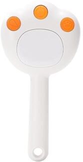 Everyday Crate Pet Spray Massage Grooming Brush For Dogs & Cats white