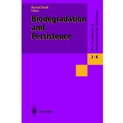 Biodegradation and Persistence, Fachbücher