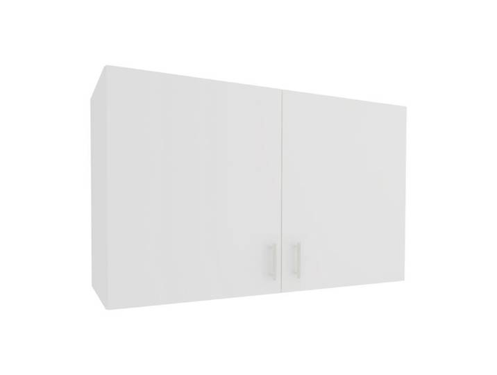 Meuble haut haaus Oran 2 portes blanc 100 x 33 x 60 cm