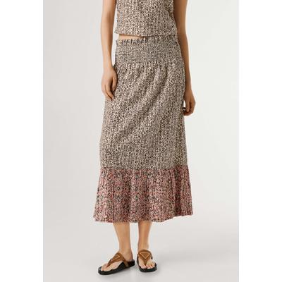 A-Linien-Rock PEPE JEANS "Rock DAPHNE SKIRT", Damen, Gr. S, braun (earth braun), 100% Baumwolle, Röcke A-Linien-Rock