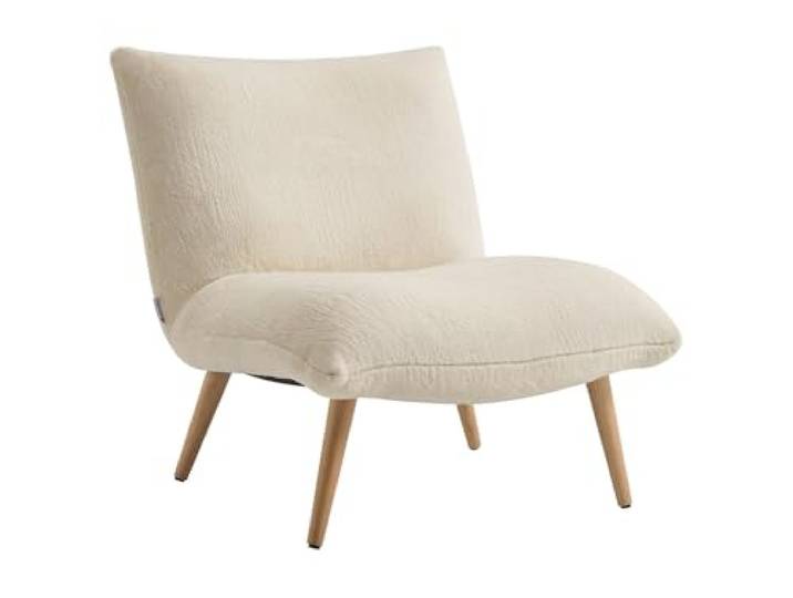 Vente-unique Sessel Skandinavisches Design - Stoff - Beige - Pepita Skandinavisches Design Stil Beige Stoff