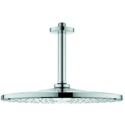 Grohe Rainshower Kopfbrauseset 26560000 chrom, mit Deckenauslass 14,2 cm, mit Durchflussbegrenzer