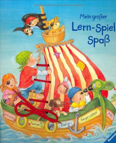 Kyrima Trapp - Mein großer Lern-Spiel-Spaß: Schnüren - Farben - Zahlen - Gegensätze - ABC - Preis vom 01.10.2026 17:08:56 h