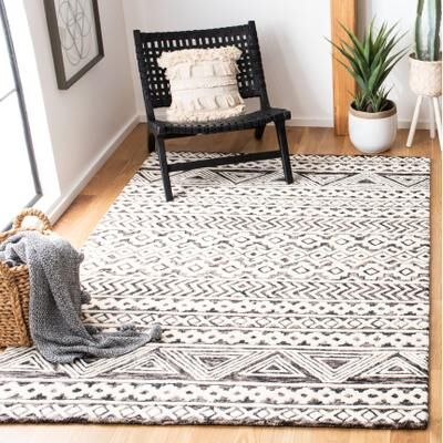SAFAVIEH Handmade Abstract Domitila Modern Moroccan Wool Rug