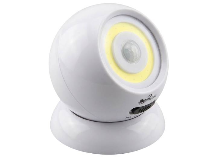 Universal Wand-/Spot LED-Leuchte mit Bewegungsmelder und Lichtsensor