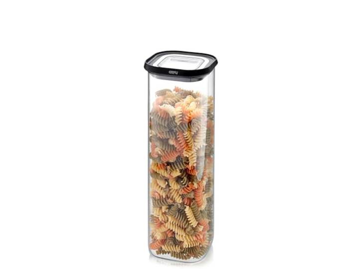 GEFU Vorratsdose Glas mit Deckel Luftdicht - 2500 ml Vorratsglas Stapelbar