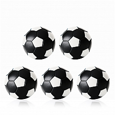 Kickerball - 5er Set - Winspeed schwarz/weiß - 35mm 303270