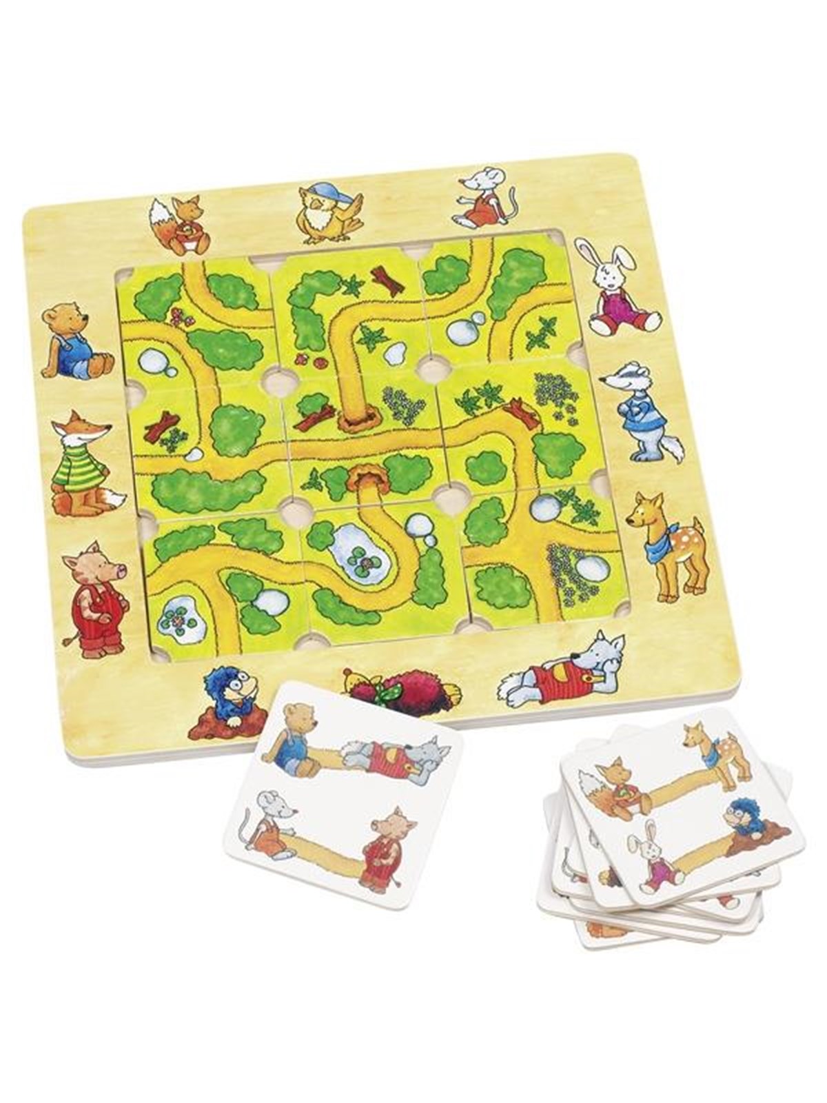 Goki Find Your Way Layout Game Holz