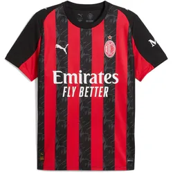Puma, Herren, Fussballtrikot, ACM Home Jersey Replica (S), Rot, Schwarz