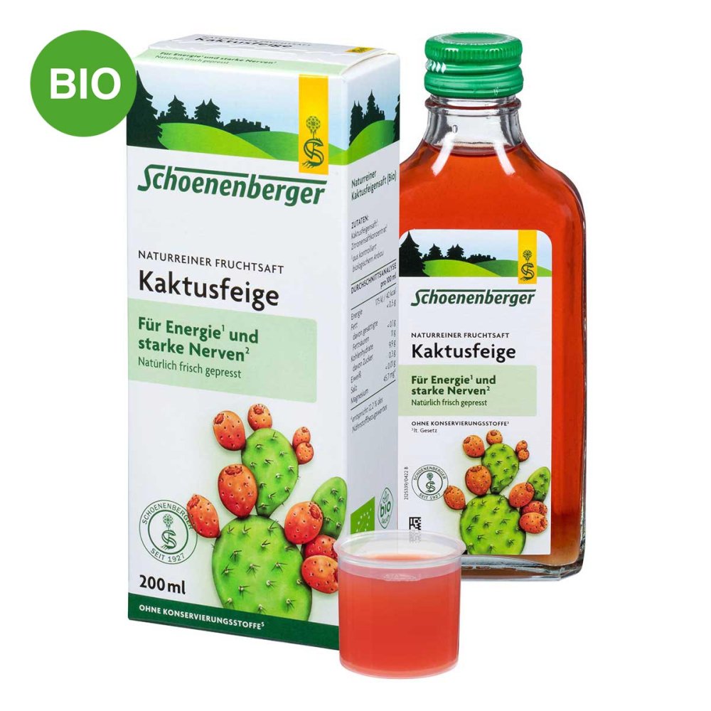 SALUS Pharma GmbH Schoenenberger Naturreiner Fruchtsaft Kaktusfeige 05566189