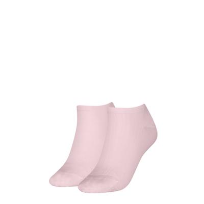 Sneakersocken TOMMY HILFIGER "TH WOMEN SNEAKER 2P SHINE", Damen, Gr. 39-42, rosa (light pink), Materialmix, Socken Sneakersocken, mit feuchtigkeitsableitender Technologie
