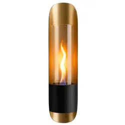 Tenderflame Wandkamin Cycloflame Wall Stahl Gold