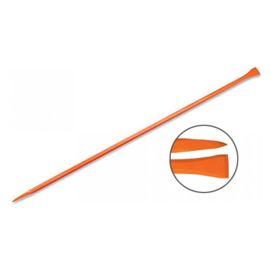 Truper San Angelo straight crowbar 7.2kg, 25x1750mm. One end is pointed, the other is 72mm wide flat. Hexag (21042286)