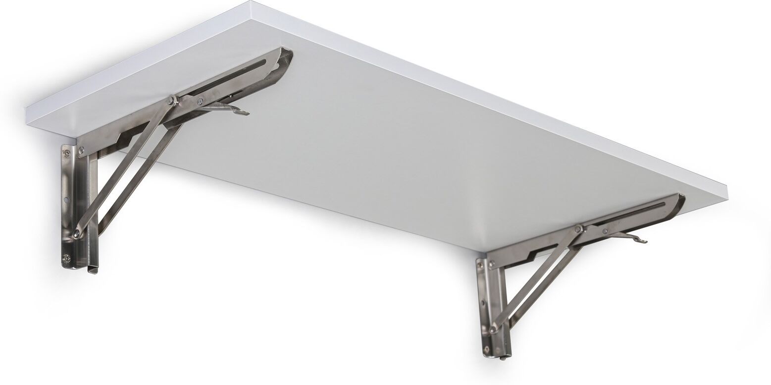 B2B Partner Klappbarer Regalboden, 800 x 320 mm, weiß