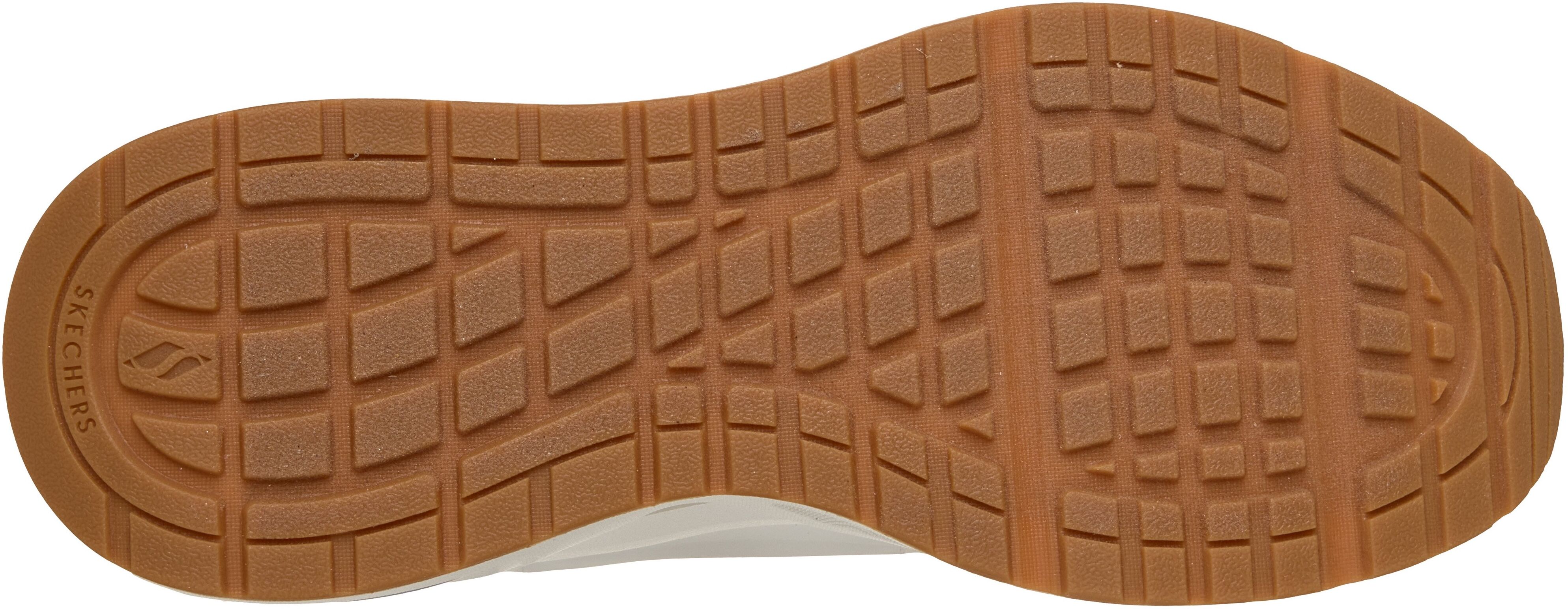 Slip-On Sneaker SKECHERS "UNO GLIDE-STEP-GLIDE ON AIR", Herren, Gr. 46, Textil, weiß, Lederimitat, Schuhe Slip-On Sneaker, Schnürschuh, Freizeitschuh mit Handsfree Slip-Ins Technologie