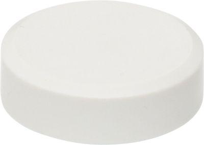 MAUL Magnet MAULpro Recycling, rund, mit Facetterand, Haftkraft bis 0,6 kg, Ø 29 mm, 85 % Recycling-Kunststoff lackiert, weiß, 20 Stück