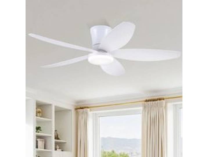 Kviflon ventilateur de plafond LED blanc 107 cm moteur DC 6 vitesses