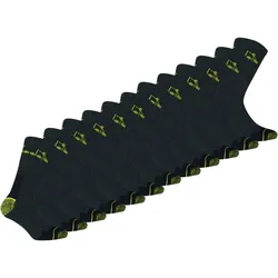 Diadora Unisex Arbeitssocken, 12er Pack - Sportsocken, Baumwolle, Logo, einfarbig Anthrazit / 39-42