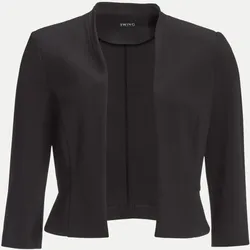 Taillierte Jacke aus Jersey Crêpe Schwarz 40