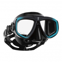 Scubapro Zoom Evo Maske - Türkis Schwarz - Schwarz