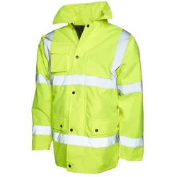 Hi Vis Warnschutzjacke Gelb XS
