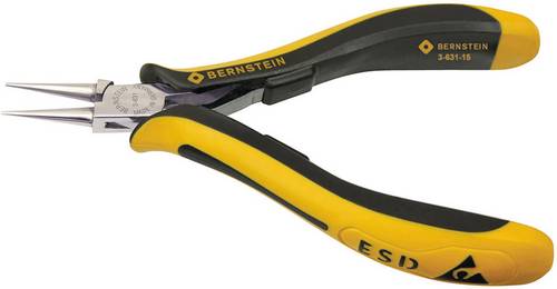 Bernstein Tools for Electronics 3-631-15 ESD Rundzange Gerade Werkzeugstahl 120mm