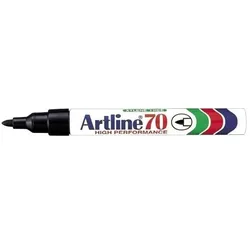 Artline, Marker, Marker 70 permanent sort 1,5mm - (12 stk.) (12x)