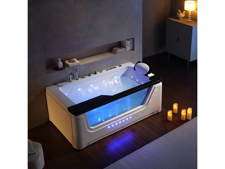 Baignoire balnéo rectangulaire Monaco 37 jets Whirlpool