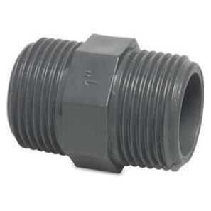 Magni PVC-U Doppelnippel 1 AG 10bar Grau (Doppelnippel) (0110538)