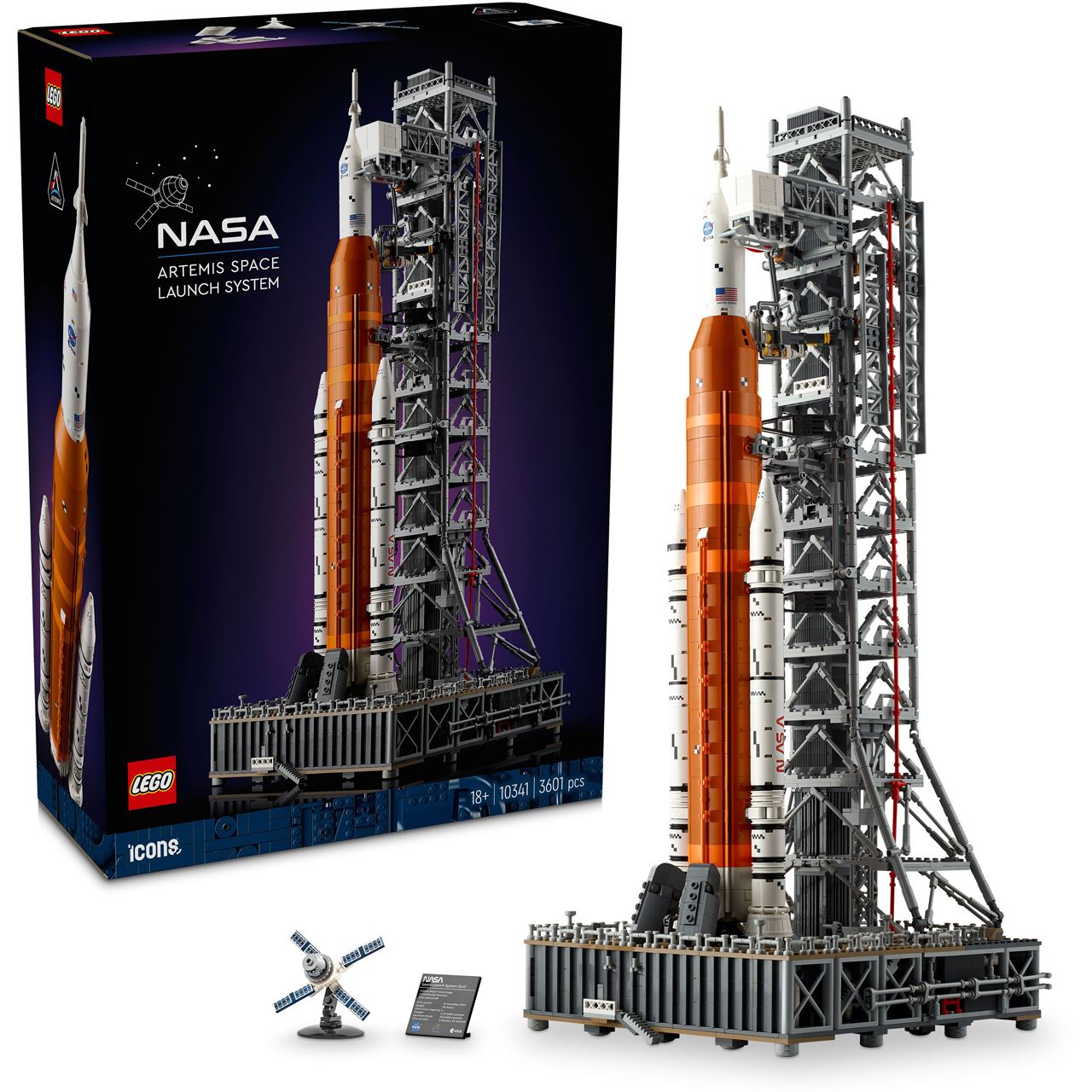 LEGO Icons 10341 NASA Artemis Startrampe, für Erwachsene, Sammlerstück
