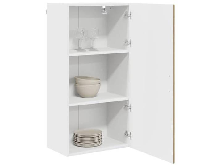 KTHLBRH Wandschrank PORTO 50 x 31 x 100 cm Eiche Handwerk Mehrschichtiges Holz, 3 Einlegeböden, 1 Tür, Wandmontage, leicht zu reinigen