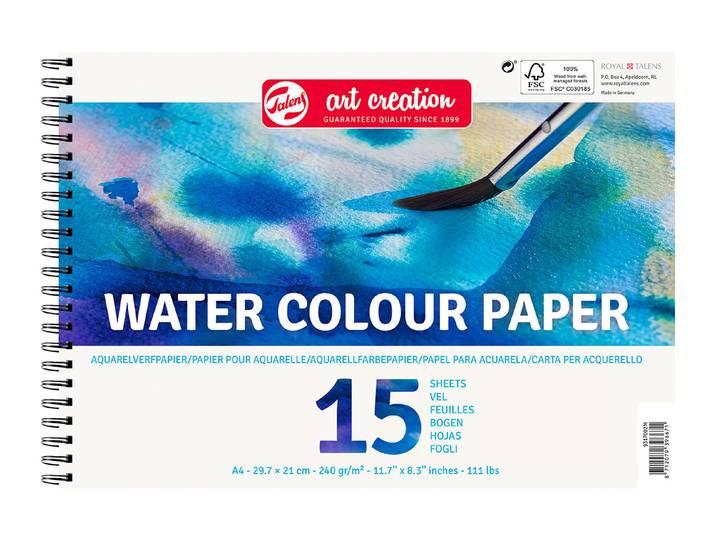 Art Creation Aquarell-Block A4 300 g 15 Blatt