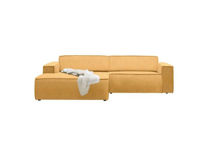 Wohnlandschaft 172/75/265 cm Currygelb Cord