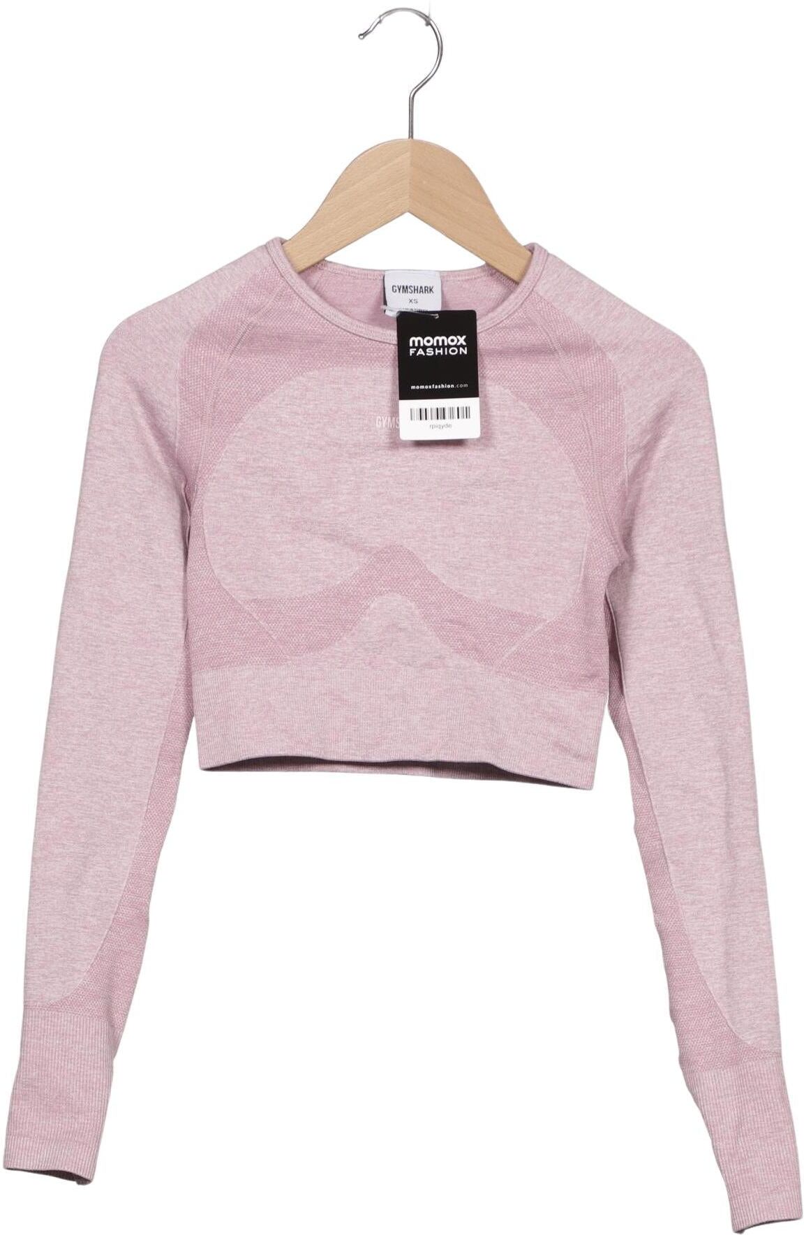 Gymshark Damen Langarmshirt, Pink, Gr. XS, kein / Etikett - Second Hand