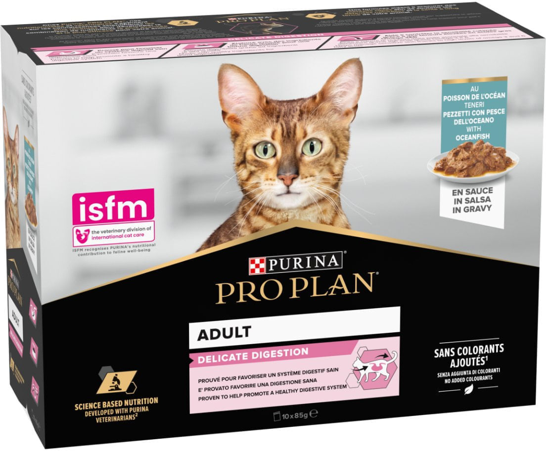Purina Pro Plan Delicate Digestion Cat PESCE OCEANO 10X85G