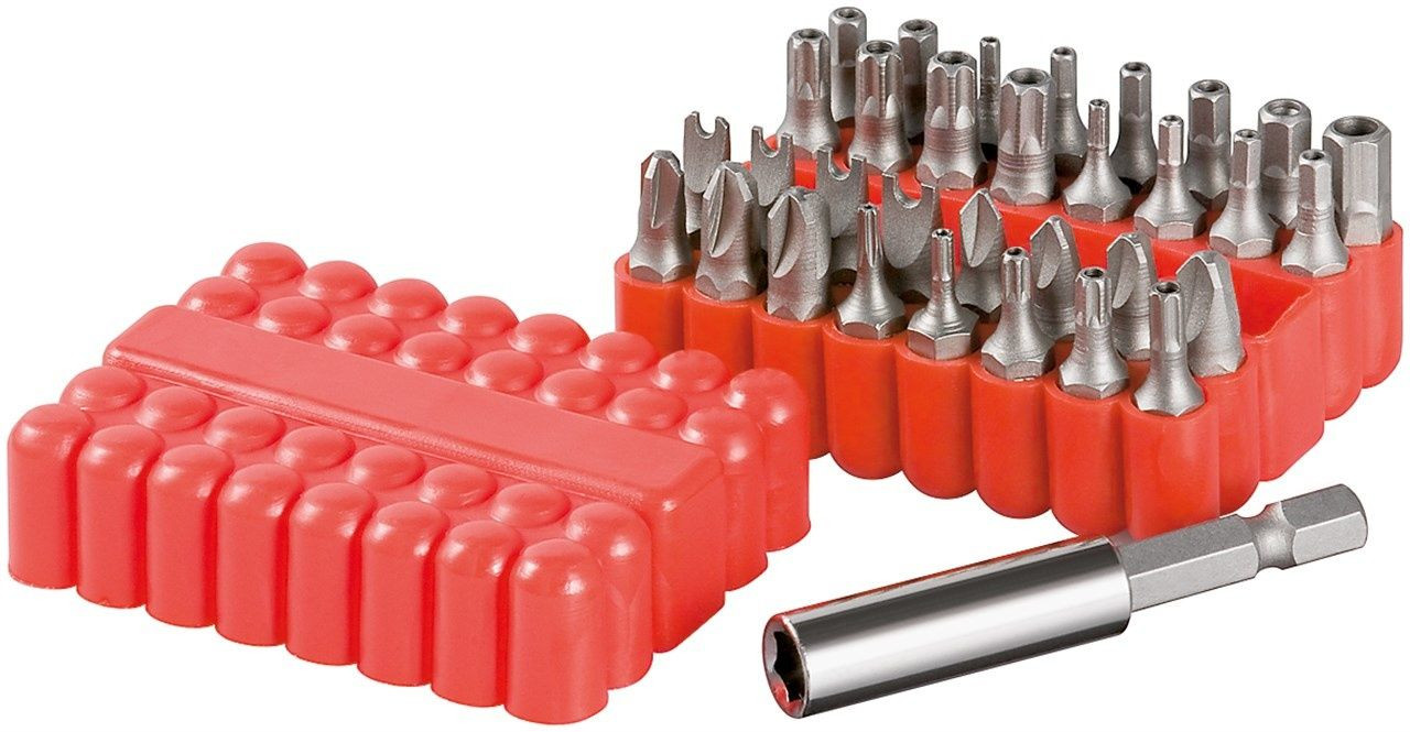 Fixpoint 77044 universele bit uitbreidingsset met 33 delen en magnetische bithouder