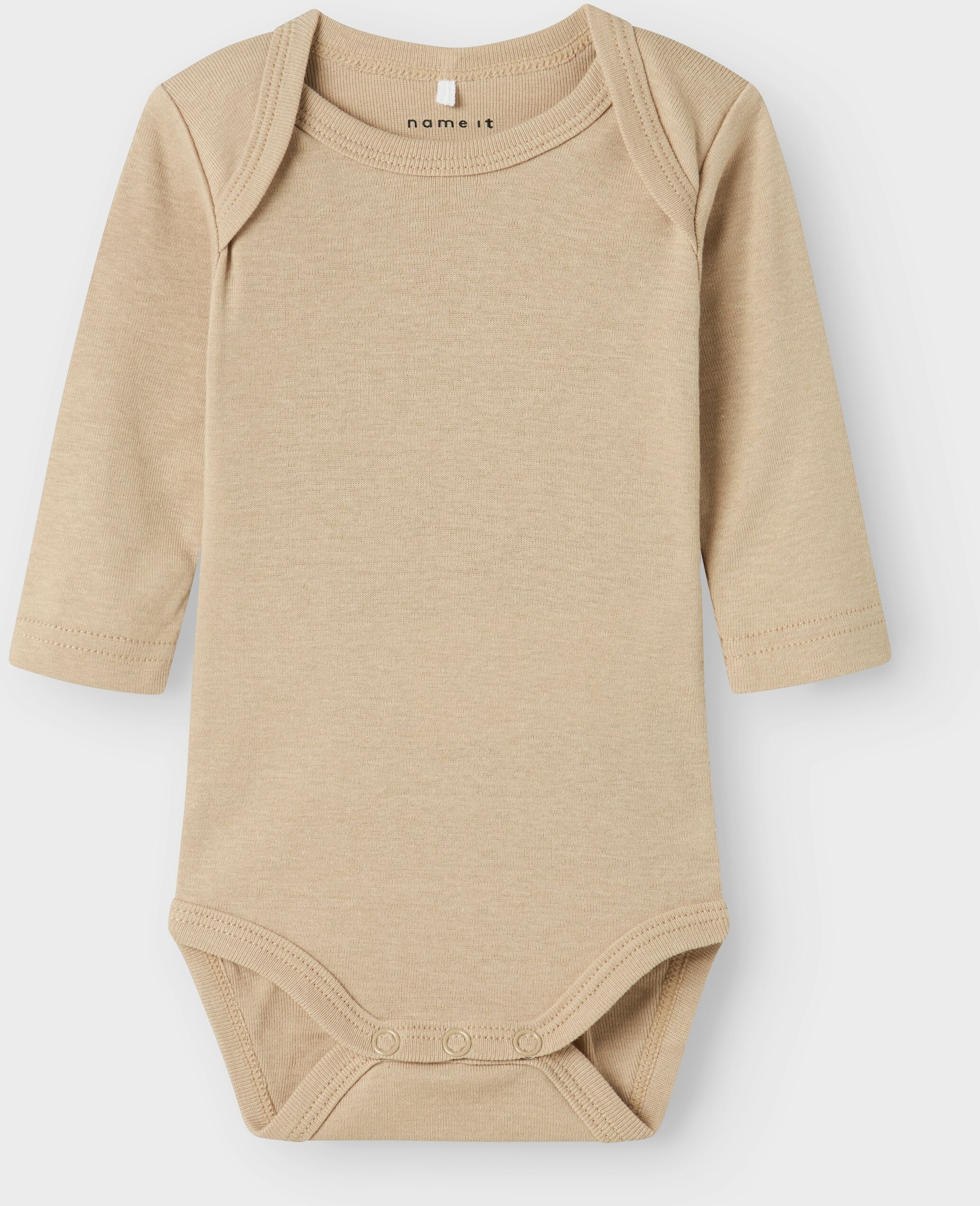Body NAME IT "NBNBODY 3P LS JET STREAM BEAR NOOS", Jungen, Gr. 86, N-Gr, grün (jet stream), Sweatware, Obermaterial: 100% Baumwolle, Bodys Body jet stream 86, N-Gr