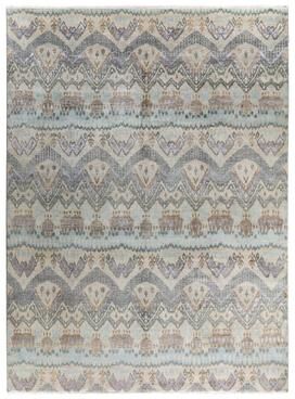 Overton "Ikat One-of-a-Kind Hand-Knotted Area Rug, Multicolor - 9' 0"" x 12' 2"""