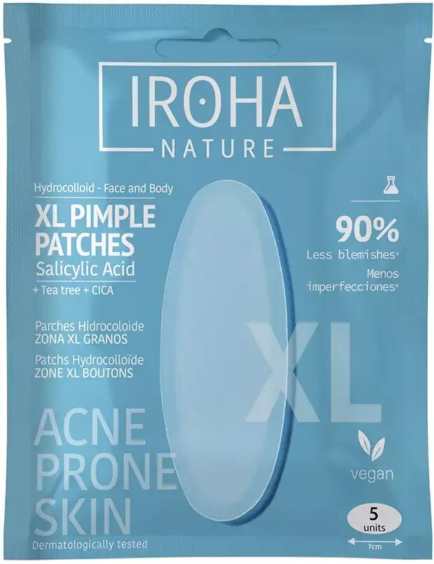 Iroha Acne Prone Skin Hydrocolloid Patches XL 5 Units