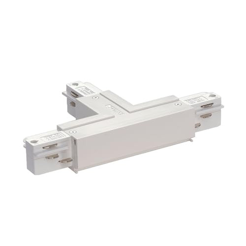 SLV 3-fase T-verbinder met aarde rechts, wit