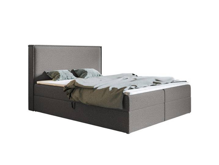 Sepro Meble Bett Grau FOX 9 Kontinental 160x200 cm, 160x200 cm, Schlafzimmer, Betten, Polsterbetten