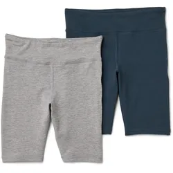 Tchibo - 2 Kinder-Radler-Leggings - Kinder - Gr. 134/140 - dunkelblau