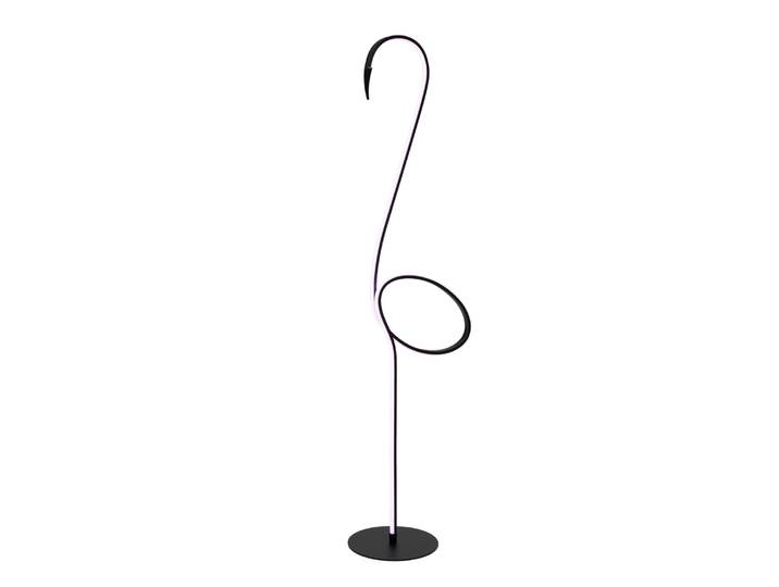 Lampadaire métal noir RVB