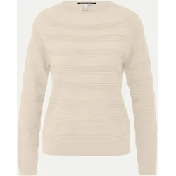 Strickpullover Strukturiert Beige M