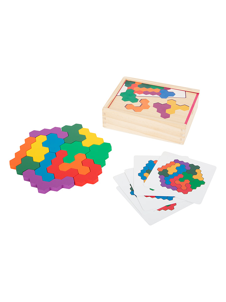 small foot Lernpuzzlespiel "Hexagon" - ab 3 Jahren - onesize